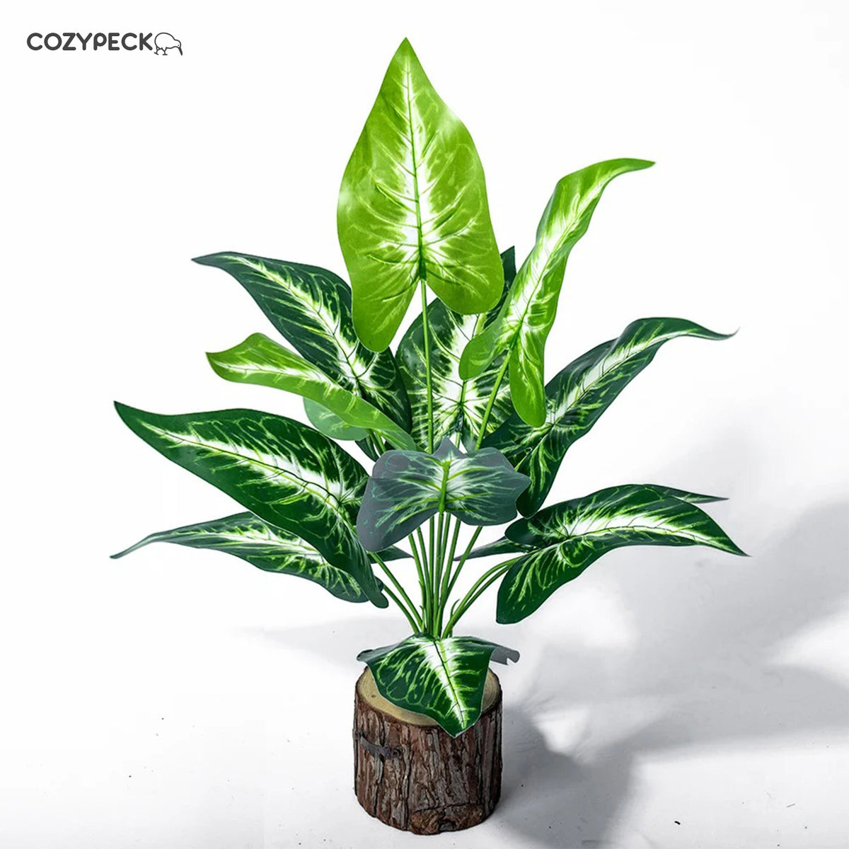 Artificial Monstera & Caladium Palm Plant - Indoor Plants