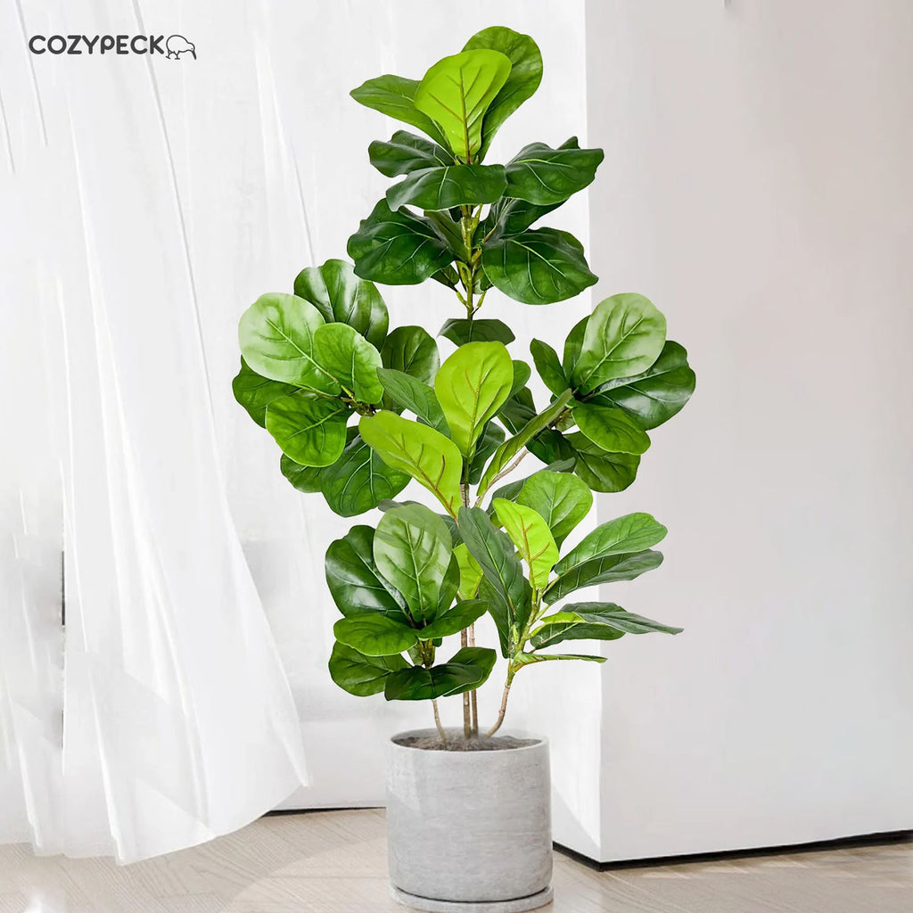 Artificial Fiddle Leaves Plant - Indoor Plants