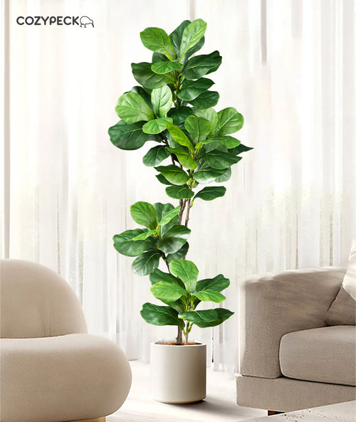 Artificial Fiddle Leaves Plant - Indoor Plants