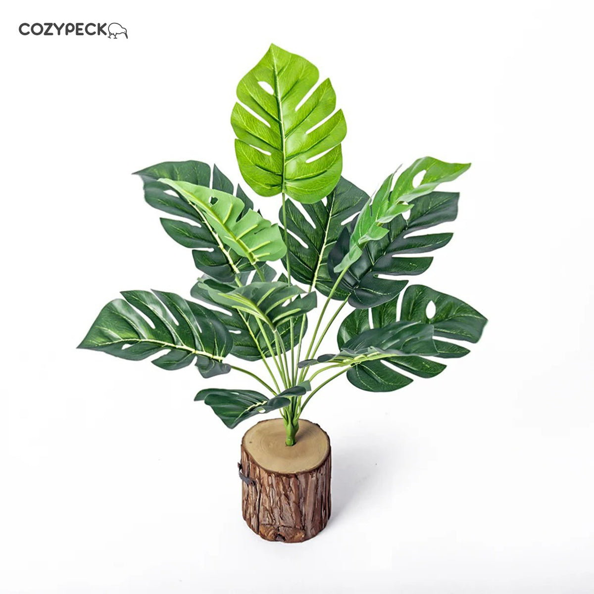 Artificial Monstera & Caladium Palm Plant - Indoor Plants
