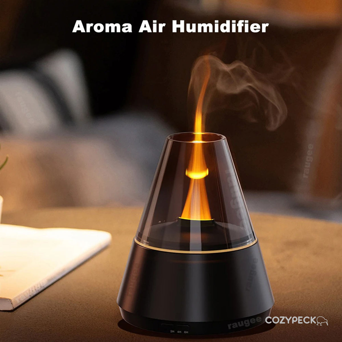Mini Humidifier with Candlelight Air Diffuser & Essential Oil Humidifier