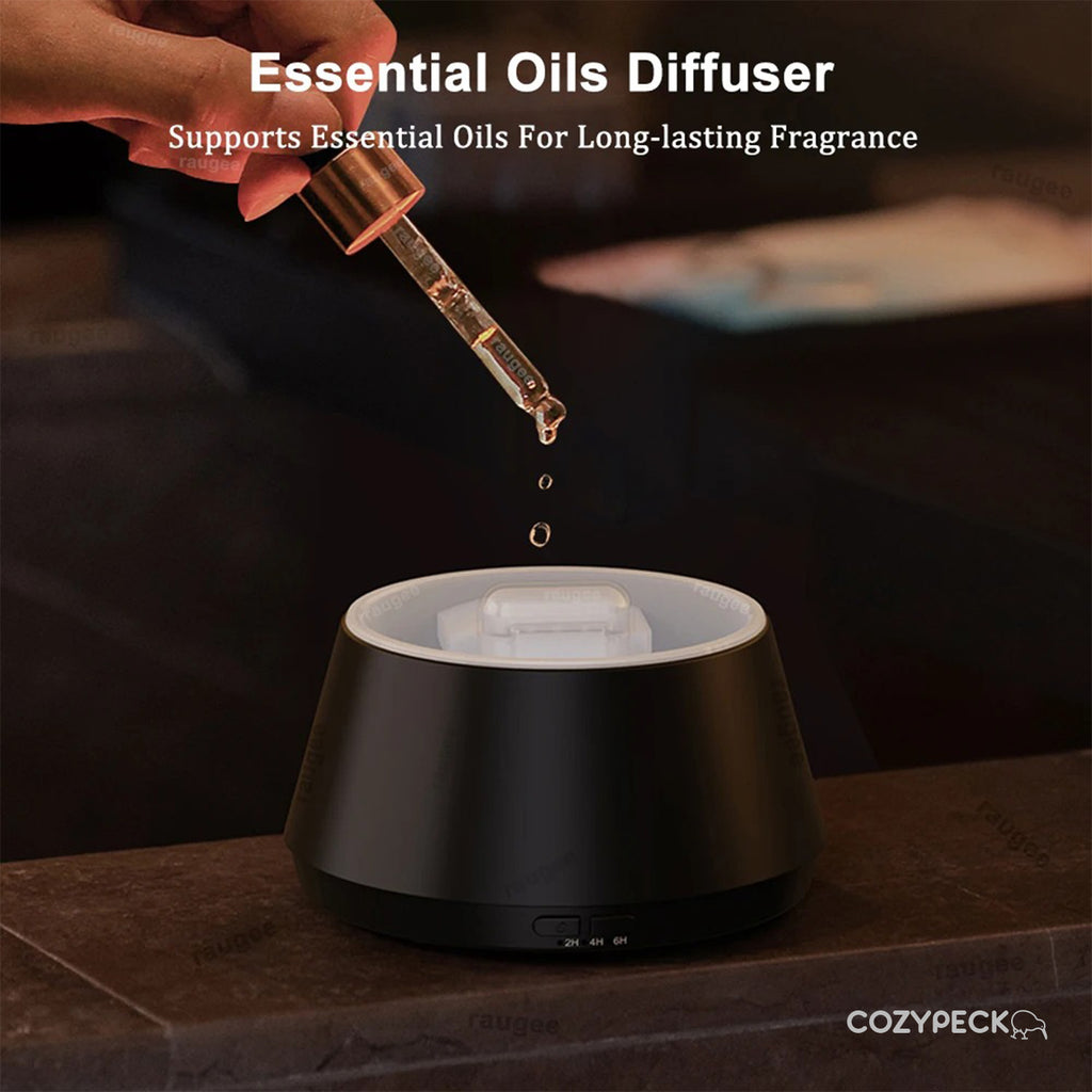 Mini Humidifier with Candlelight Air Diffuser & Essential Oil Humidifier