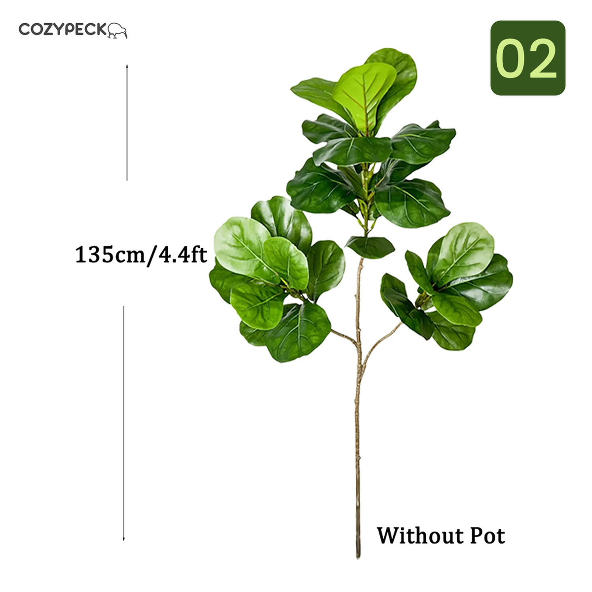 Artificial Fiddle Leaves Plant - Indoor Plants
