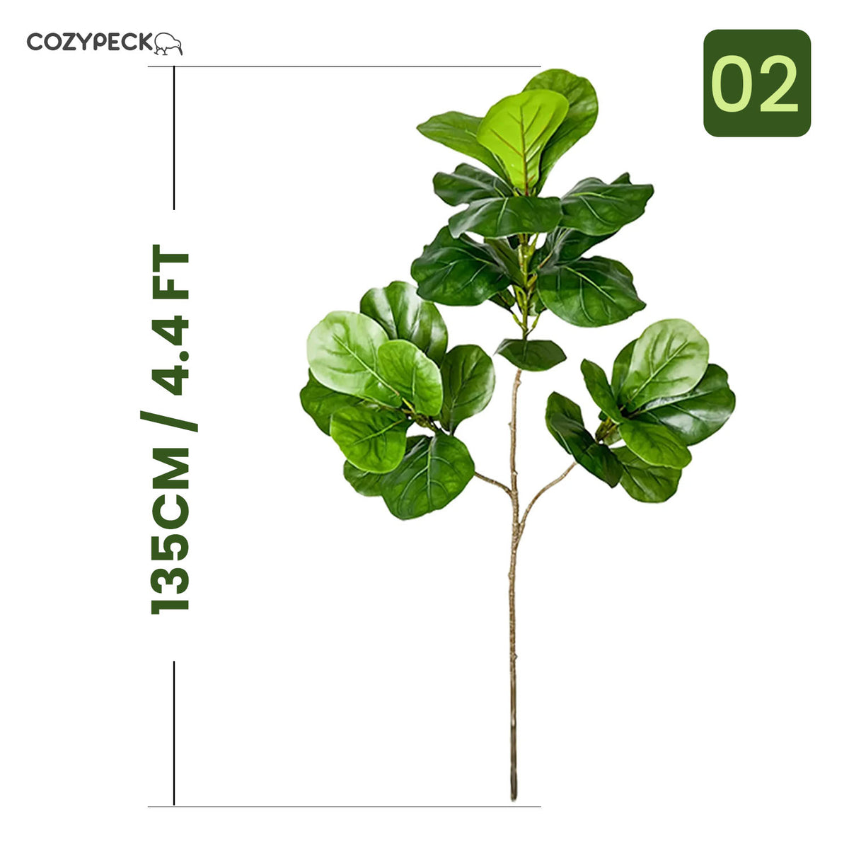 Artificial Fiddle Leaves Plant - Indoor Plants