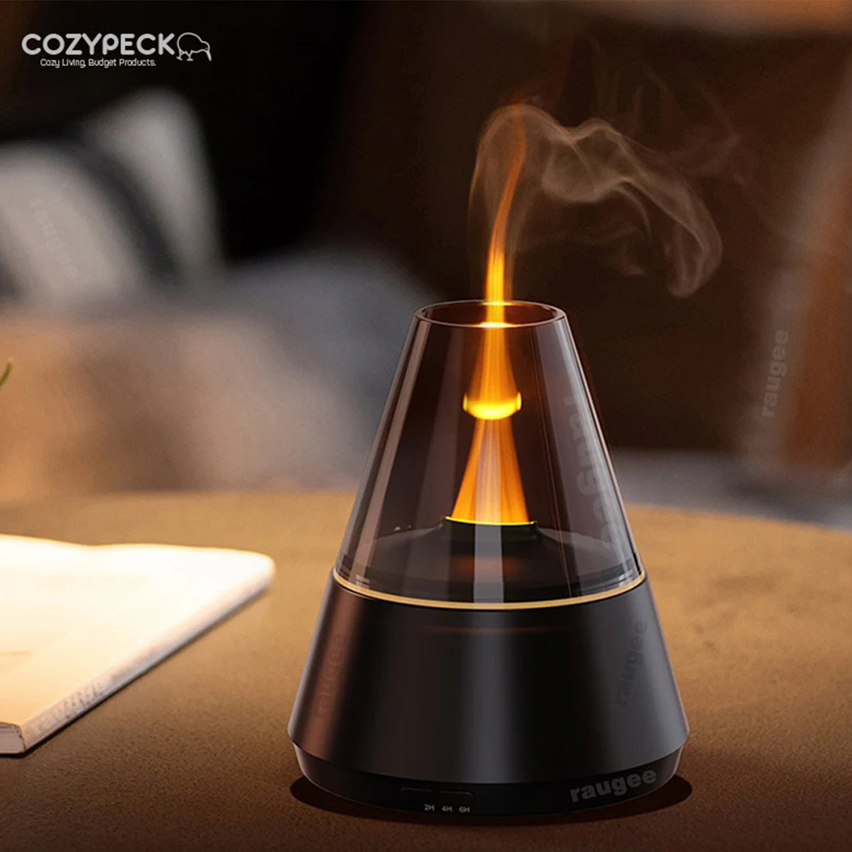 Mini Humidifier with Candlelight Air Diffuser & Essential Oil Humidifier