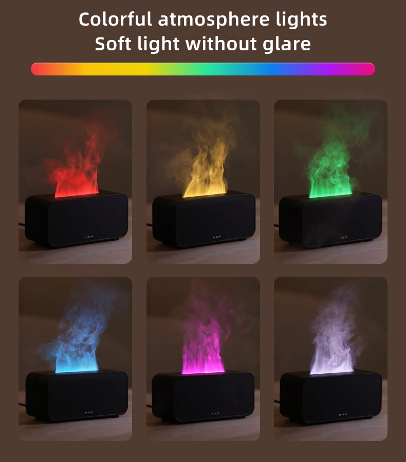 Mini Luchtbevochtiger met Kaarslicht Aroma Diffuser